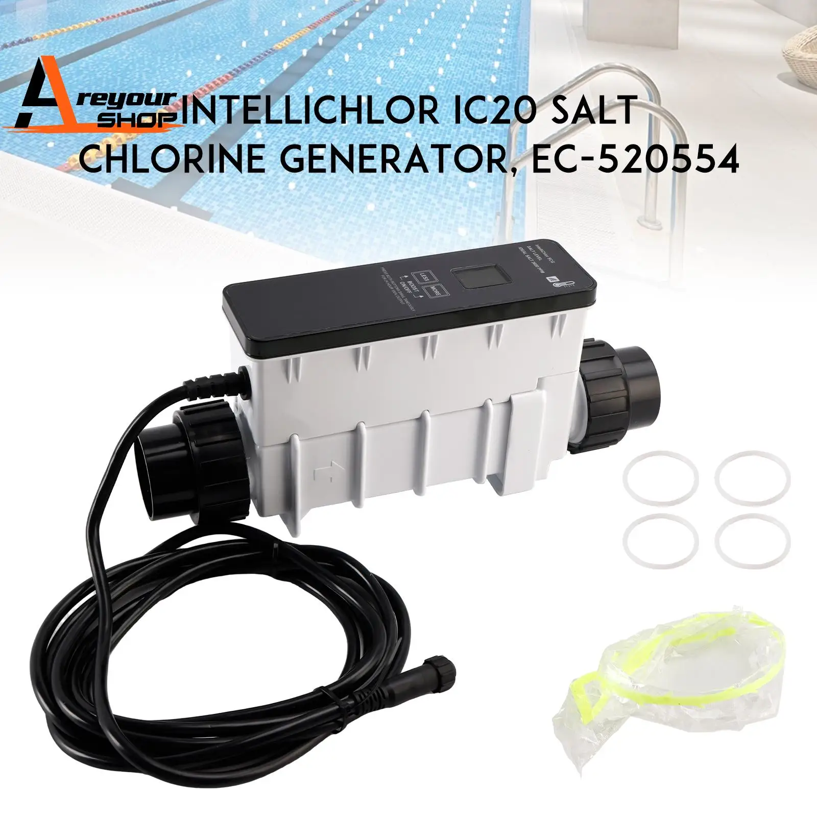 

IC20 EC-520554 Дезинфицирующее средство для хлоратора соли 20 000 галлонов для бассейна с морской водой