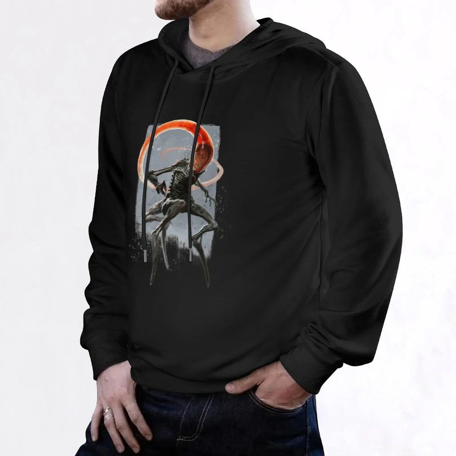 Nyarlathotep - The Bloody Tongue من Lo?c Muzy Hoodie ملابس أنيمي بلوزة الخريف الرجال ارتداء رجل هوديي