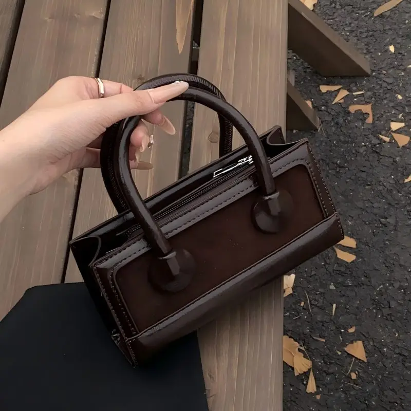 

Модная женская кофейно-коричневая сумка через плечо, стильная универсальная сумка через плечо с буквами для путешествий, работы, покупок, сумка через плечо