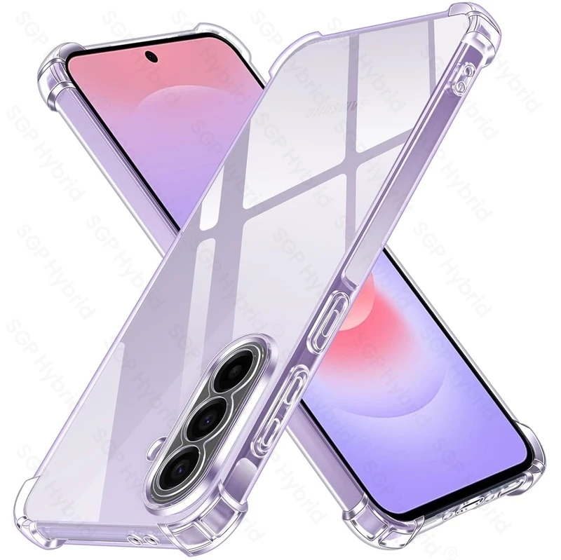 Anti-Yellowing Transparent Case for Samsung Galaxy A37 5G SamsungA37 Sumsung A37 A 37 37A Soft Silicone Bumper Shockproof Coque