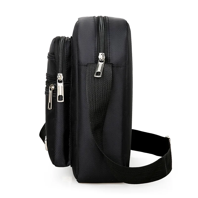 Men\'s Shoulder Bag Business Leisure Large Capacity Portable Handbag Multi Layer Waterproof Summer Male\'s Crossbody Bags