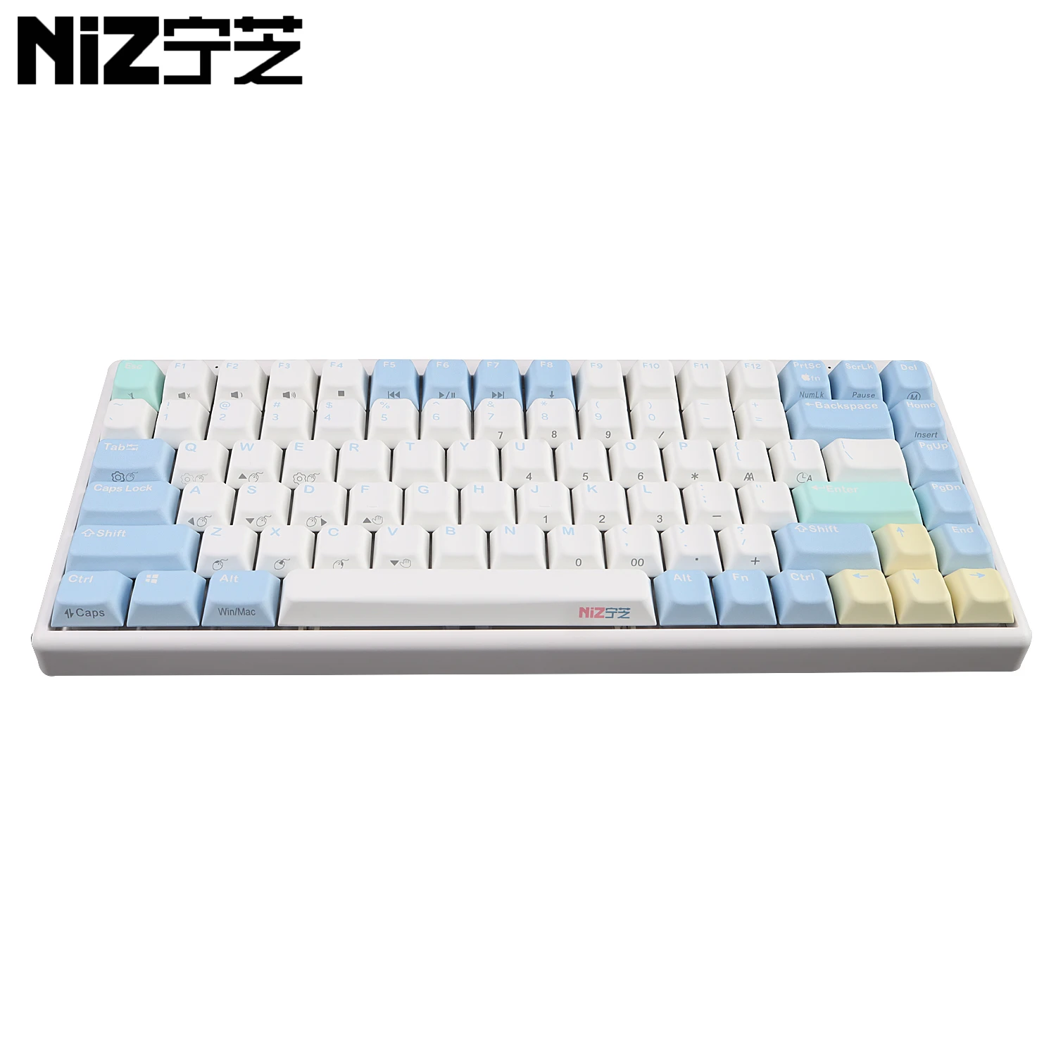 

NIZ новая структура i84 V6pro с возможностью горячей замены MAC RT игровая клавиатура емкостный переключатель 8000 Гц три режима программирование Bluetooth