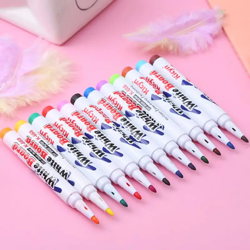 Pintura Mágica Água Canetas Doodle Flutuantes, Magic Whiteboard Marker, 8 cores, 12 cores