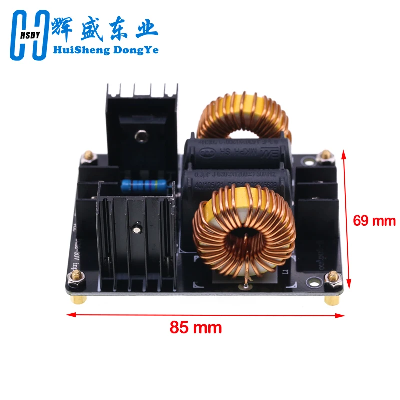 DC12 30V 20A ZVS Low Voltage Board Heating Module Induction Board Heating Module Flyback Driver Heater