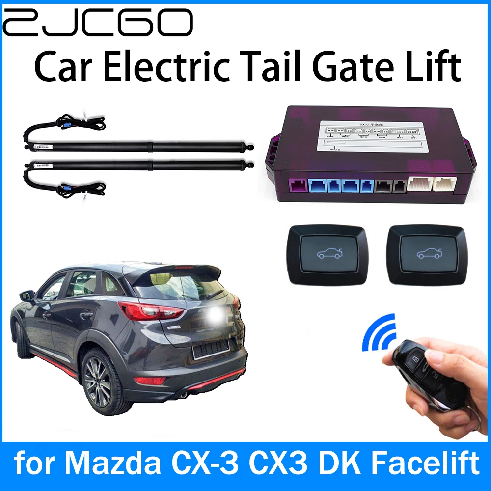 

ZJCGO Car Power Trunk Electric Suction Tailgate Intelligent Tail Gate Lift Strut for Mazda CX-3 CX3 DK Facelift 2018~2023