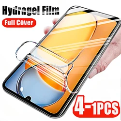 4-1pcs Soft Hydrogel Film for Xiaomi Redmi 13C 4G 5G 13R Screen Protectors Not Tempered Glass Soft Film on Redmi 12c 10c 13r 9c