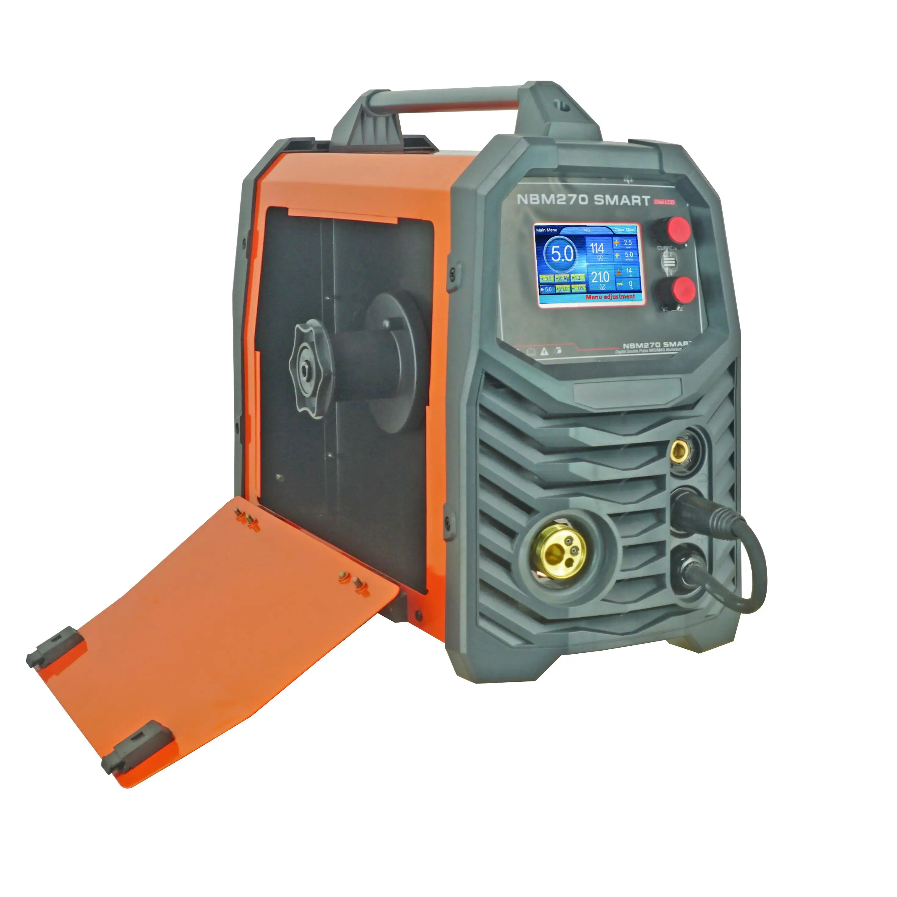 

【Hot】Digital Inverter Shielded Inverter MIG/MAG/FCAW Double Pulse Mig Welding Machine