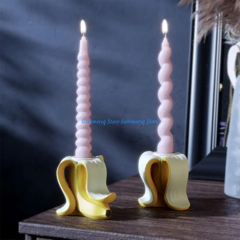 

573B Holder Silicone Mold Bracket Mold Banana Handmade Art Supply