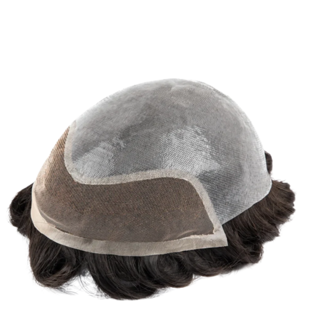 Toupee for Men Human Hair Wigs BIO Prosthesis