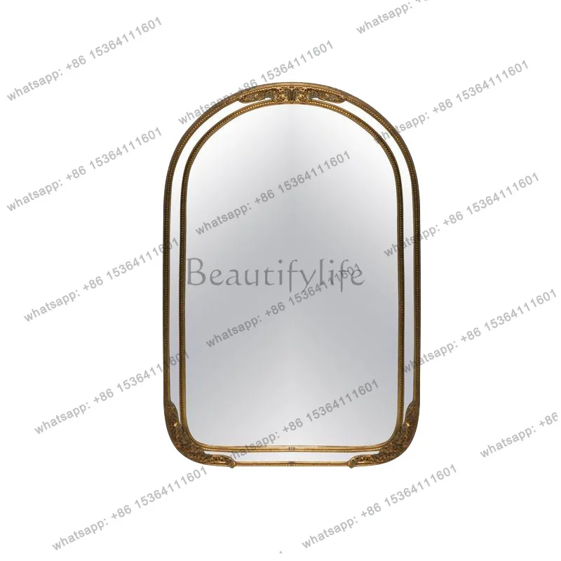 American light luxury bathroom mirror home entrance decoration mirror