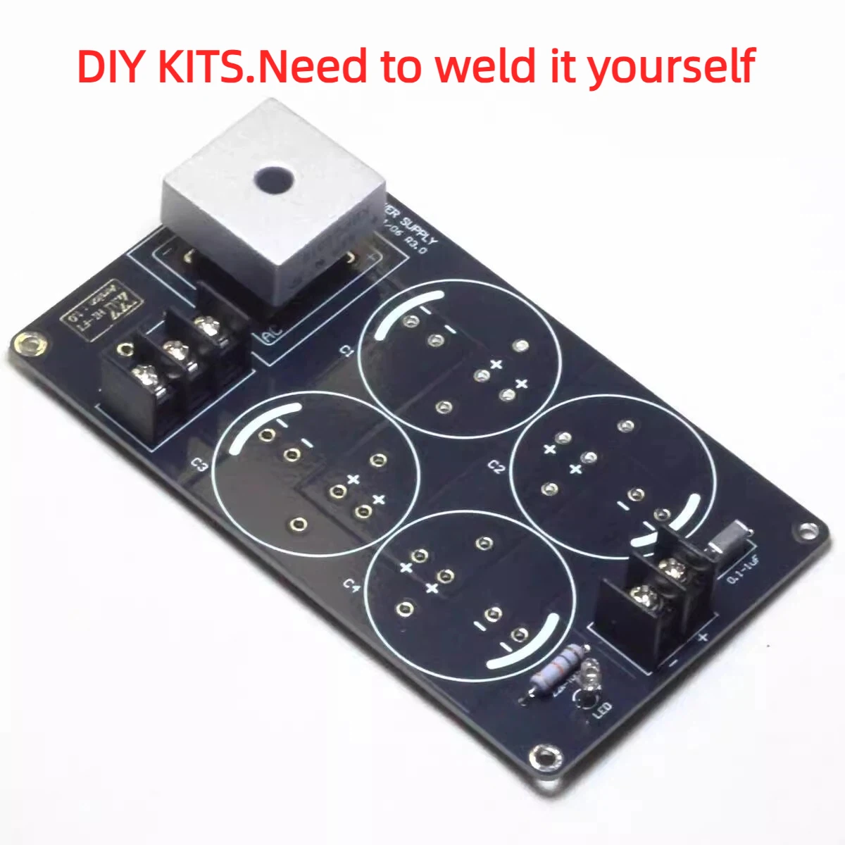 GHXAMP Single Power Rectifier Filter Board DIY Kits Fever Large Current For 1969 Amplifier 50A