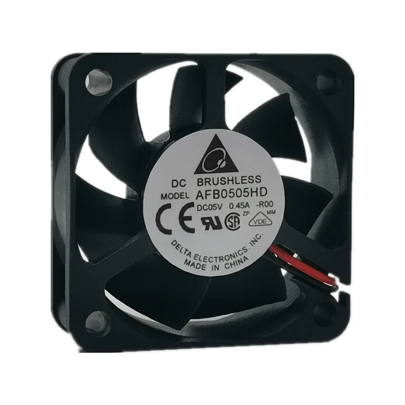 New delta AFB0505HD 5020 5V 0.45a two-wire three wire switch power cooling fan