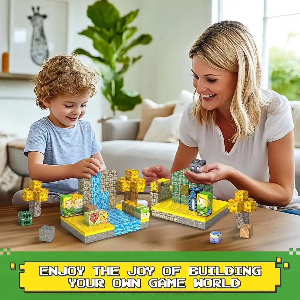 STEM Learning Magnetic Blocks: Korok's Cubes for Ages 5-7, Outdoor & Sensory Toys, Perfect Gift for Kids