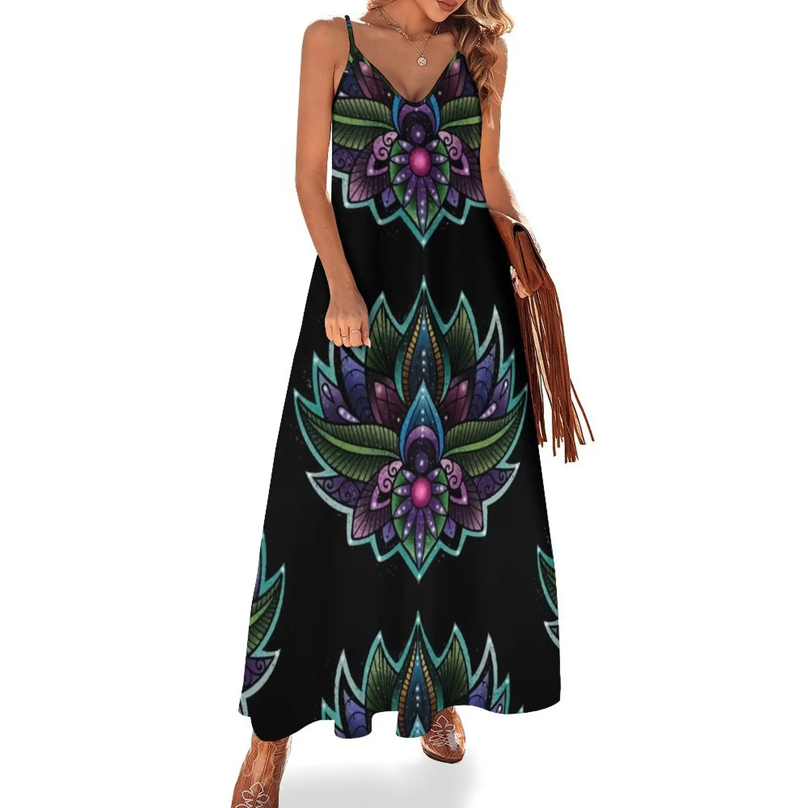 

Lotus Sleeveless Long Dress dresses women summer 2025 womens clothing dresses for woman Dress