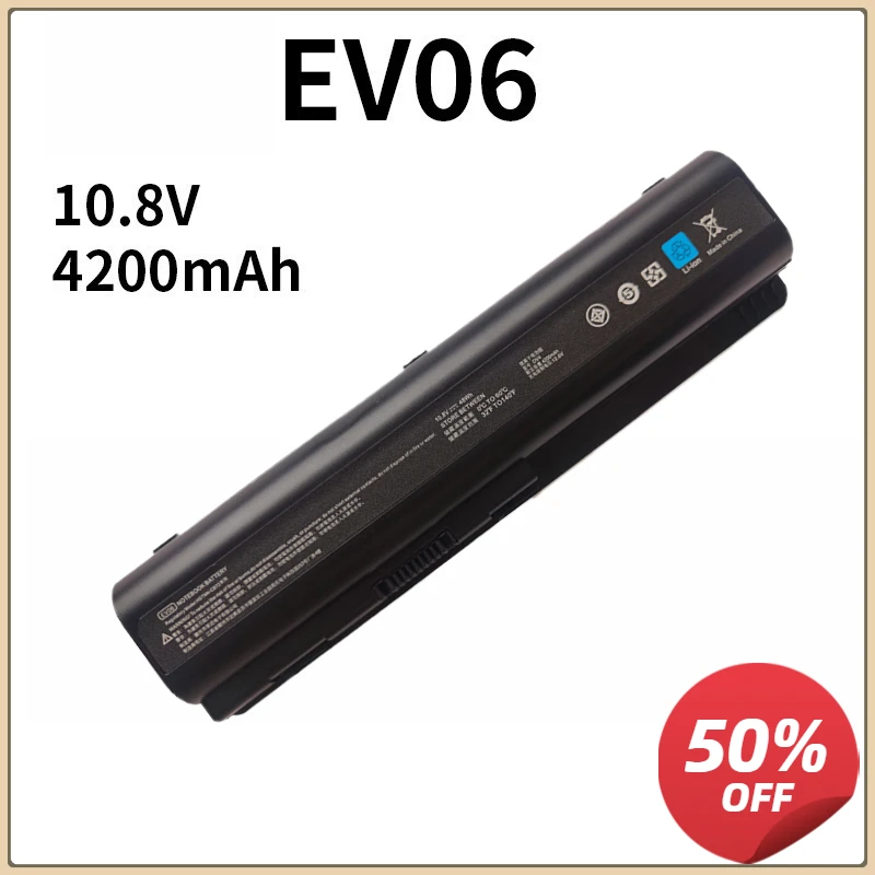 

EV06 484170-001 Laptop Battery For HP G60 G61 G70 G71 484170-002 484171-001 485041-001 HSTNN-XB79 HSTNN-C51C CQ40 CQ60 CQ61