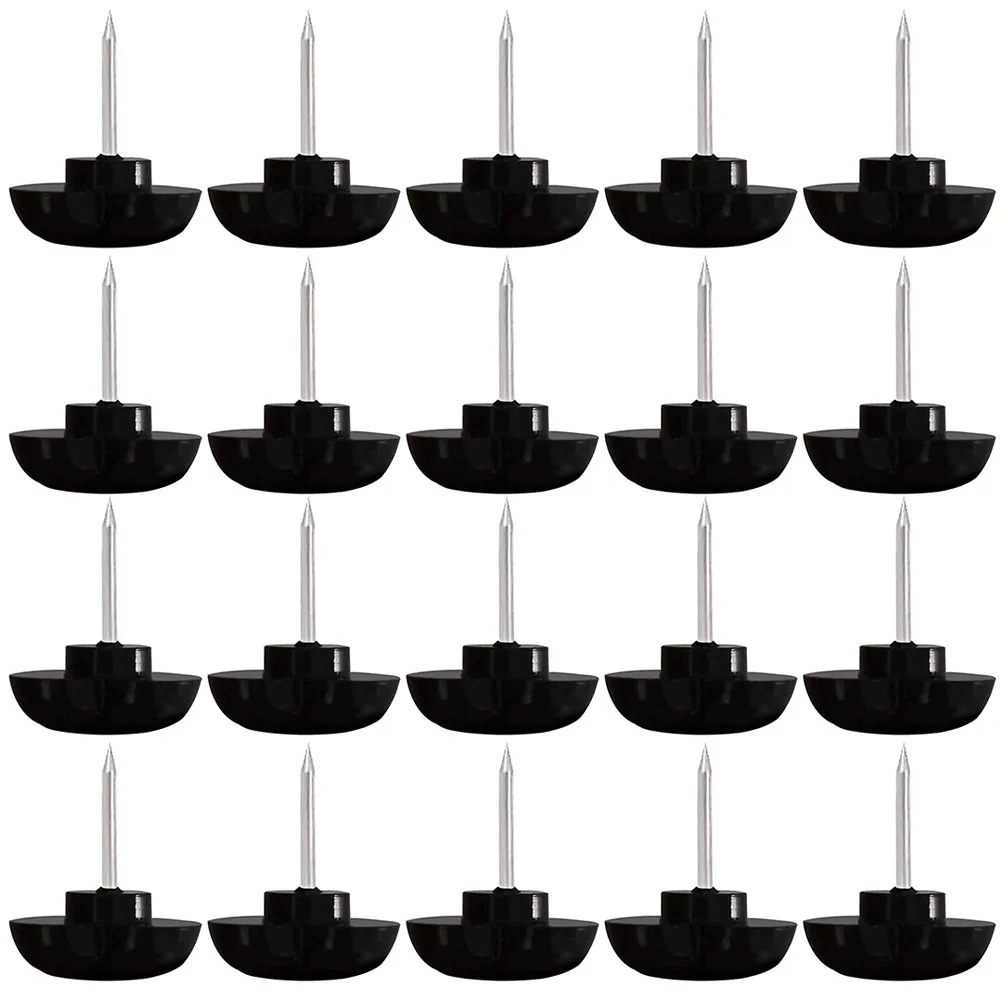 

Black Heart shaped Push Pins ABS Wear resistant Map Tack Thumb Tacks for Wall Cork Board Bulletin Photos Art Craft