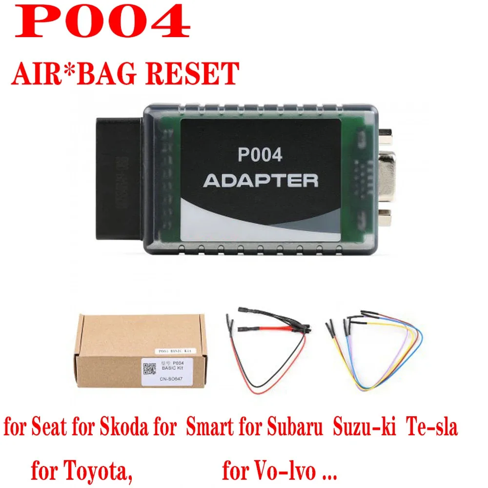 P004 Air-bag Reset Adapter with Jumper for X300 DP plus Odo-Master P50 AI-RBAG Reset Kit Car Diagnostic Tool