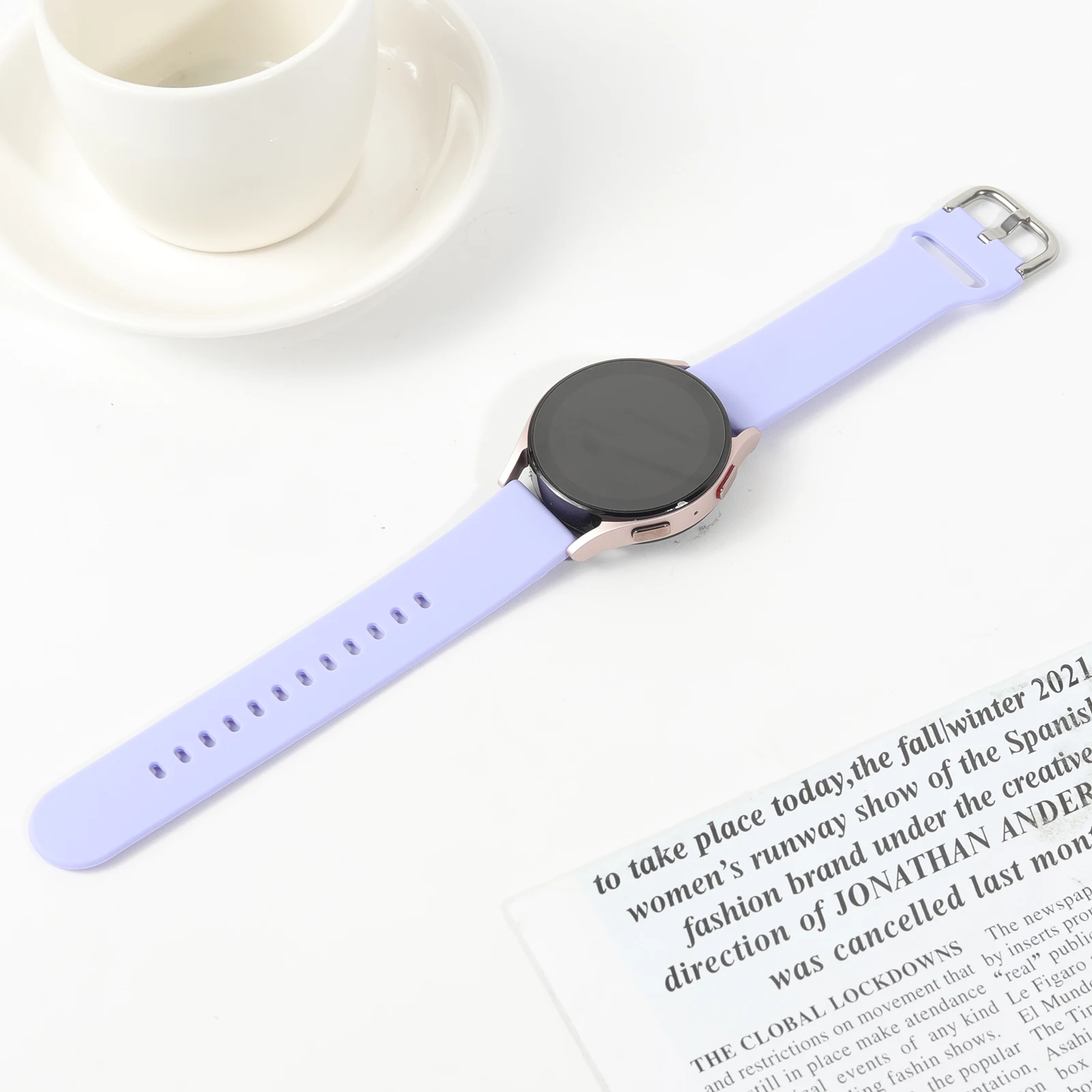 20mm 22mm Straps For Samsung Galaxy Watch Active 2/7/FE/5/pro/6/4/Classic/3 silicone Bracelet for Huawei watch GT/5/4/3/2 Band