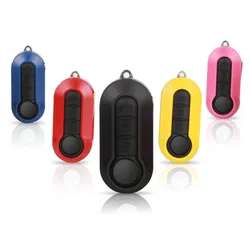 jingyuqin Colorful 3 Buttons Flip Remote Key COMBO Case Shell for FIAT 500 Panda Punto Bravo Peugeot Citroen Car Alarm Fob Cover