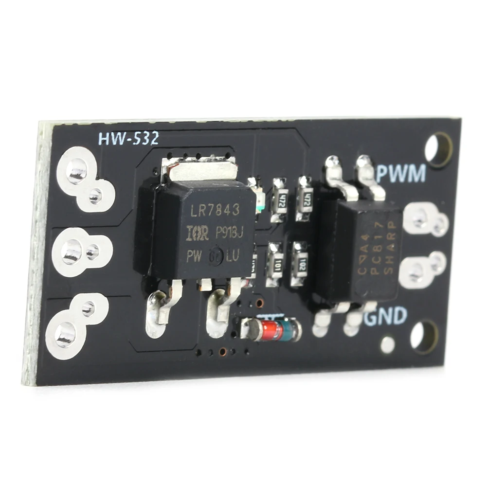50-10PCS DC5-30V PWM LR7843 Isolated MOSFET MOS Tube FET Module Replacement Relay Board