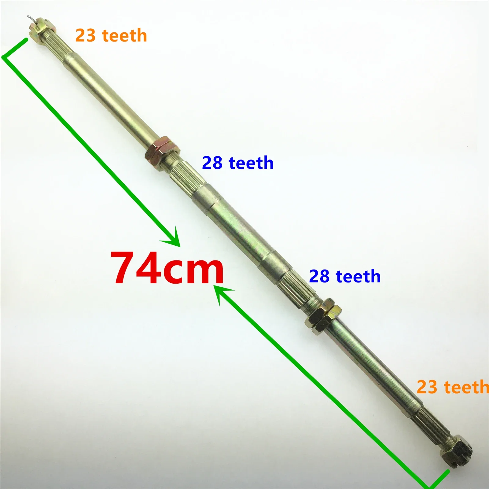 STARPAD For High quality for Four-wheel ATV accessories ATV retrofitted axle rear axle 610MM/630MM/650MM/740MM wholesale,