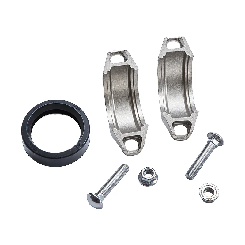 High Strength 33.7mm Stainless Steel Clamp China-Made Flexible Grooved Pipe Joint Coupling High Quality Pipe Fittings