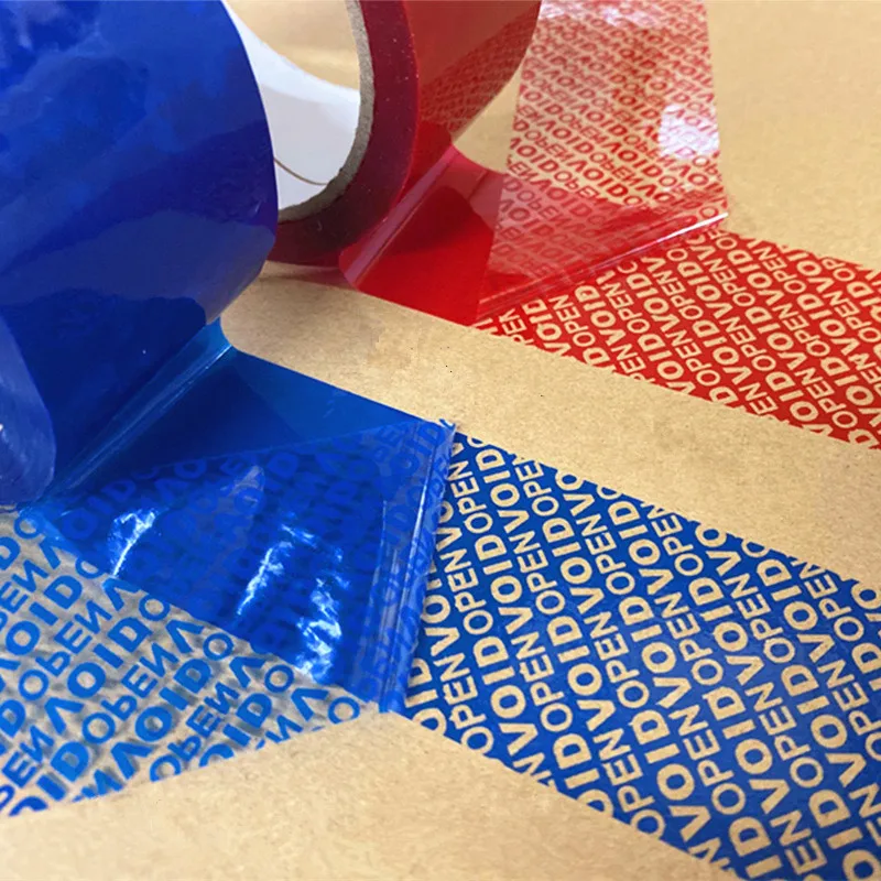 48 مللي متر x 50 متر شريط أمان مقاوم للعبث مضاد للتزييف ملصق باطلة لاصق عالي اللزوجة لضمان ختم الشحن/حماية الصندوق #3