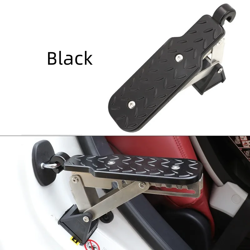 アルミニウム合金製の車用多機能ラッチ,フットペダル,フック付きドアラッチ,車のルーフラックに適しています