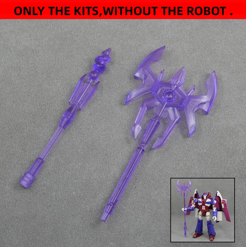 New Resin Cast Scepter Weapon Upgrade Kit For SS86 Alpha Trion Titans Return Accessories