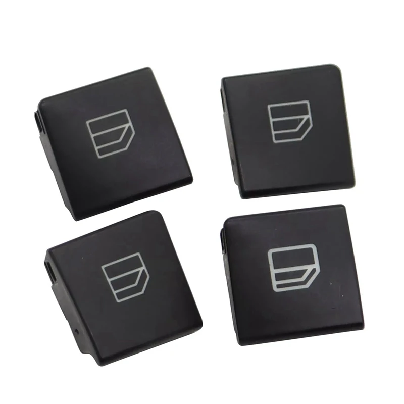 4Pcs Driver Window Switch Button Cover Cap 2049055402 A2049055402 For Mercedes-Benz E-Klasse W212 09-16