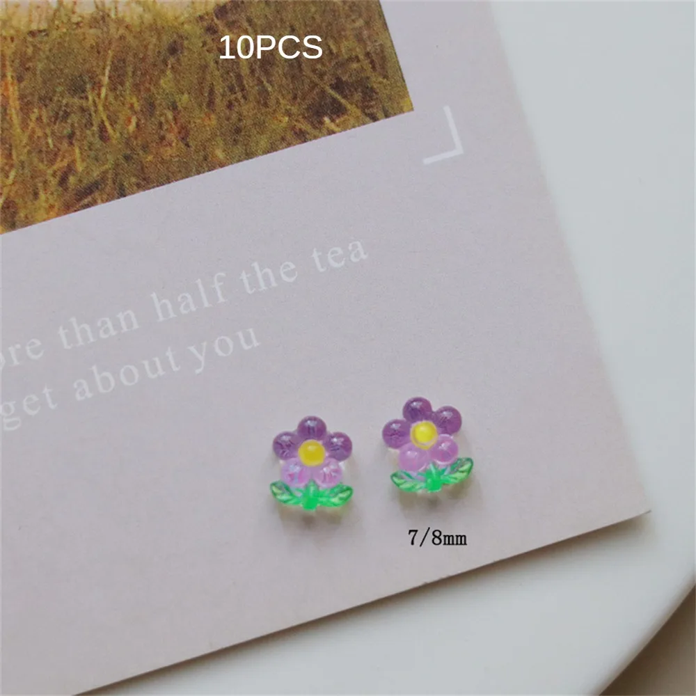 1~4SETS Nail Decoration Stickers Durable Flower Pattern Korean Nail Decals Headband Flower Decoration Manicure