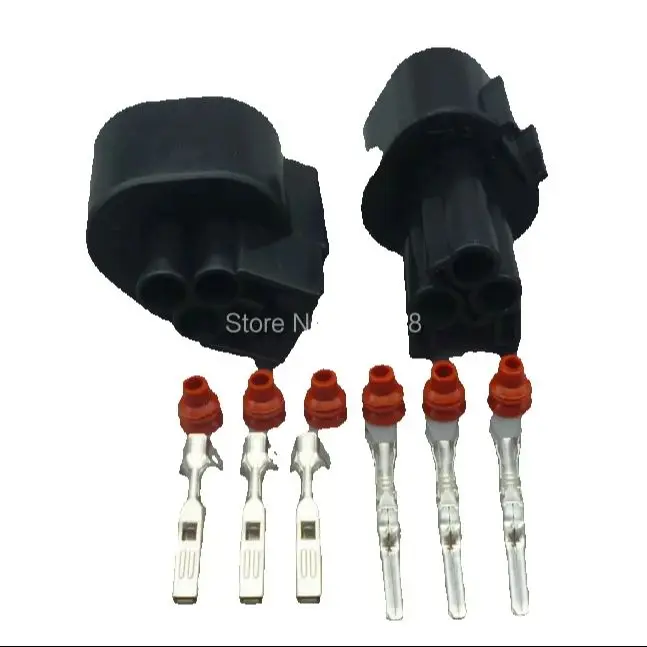 worldgolden 3p 2.2mm male female PB625-03027 PB621-03020 3 Pin Auto Connector Headlight Socket