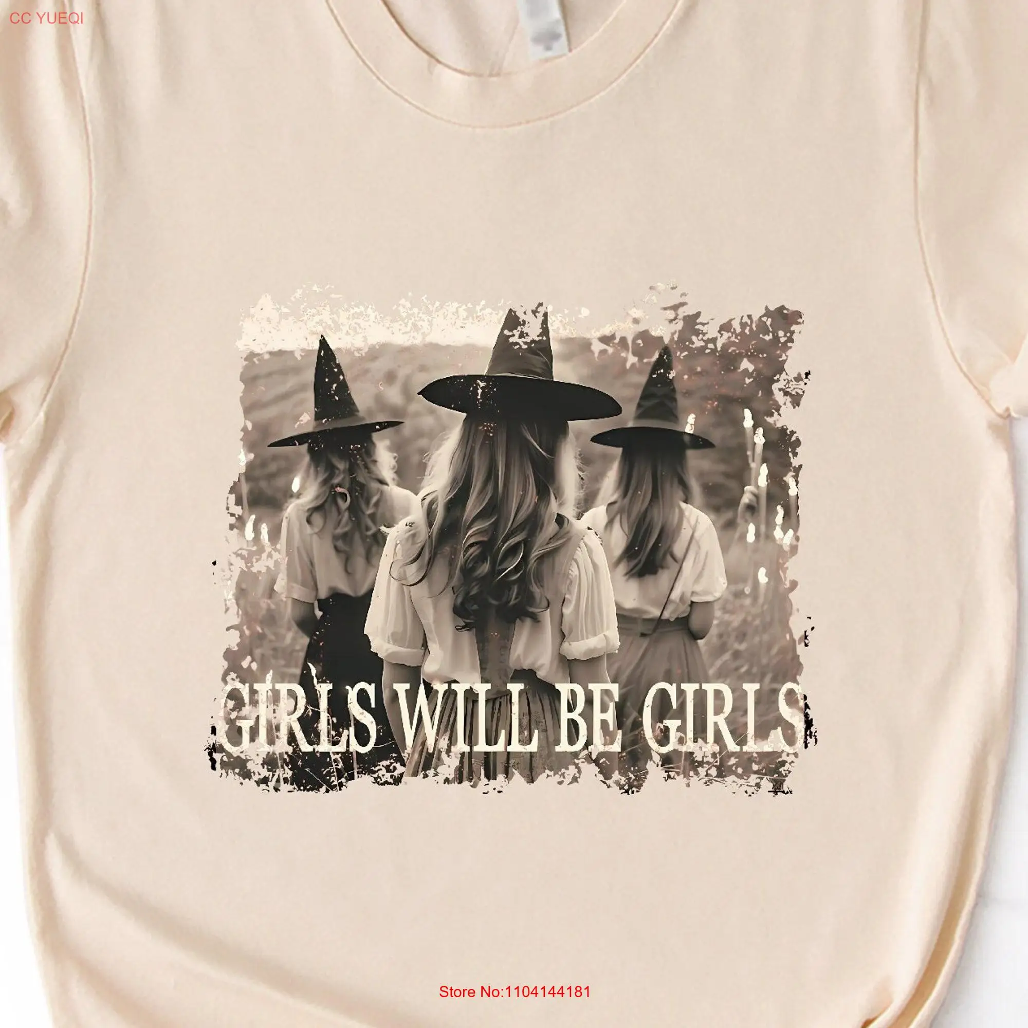 Girls Will Be Halloween FeminisT T Shirt Girl Trick or Treat Spooky Season  long or short sleeves