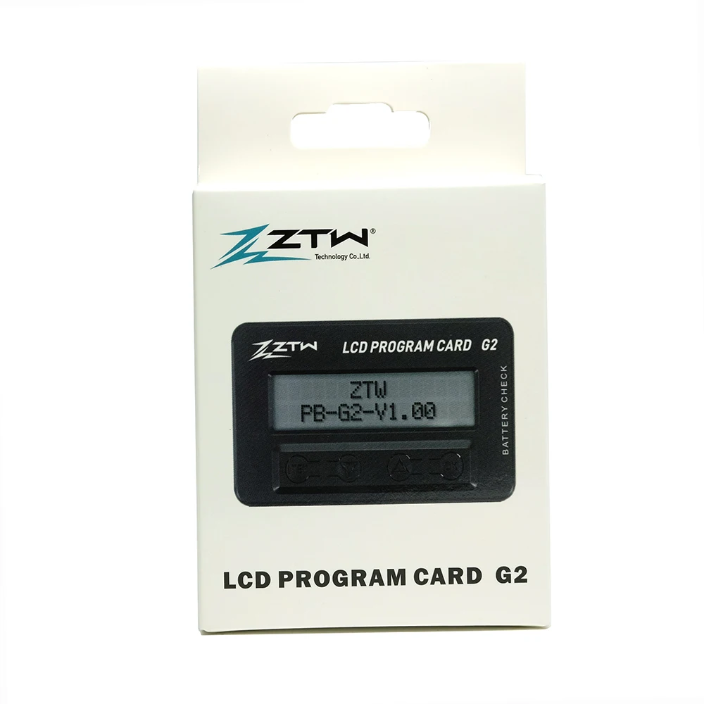 ZTW Shark SEAL BEATES G2 ESC LCD Program Card for Rc Boat Brushless Electronic Speed Control Config Parts