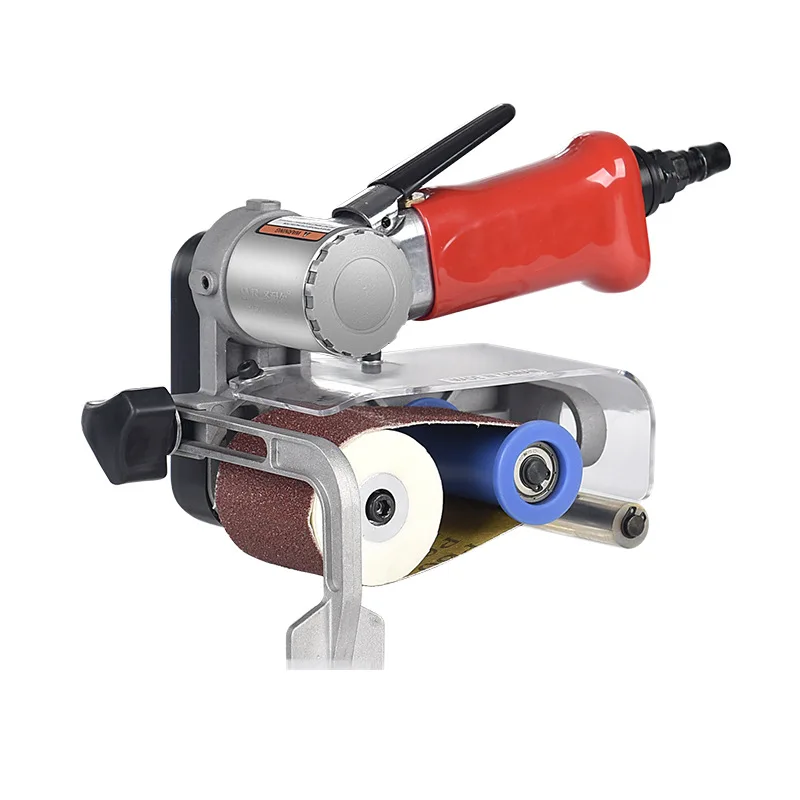 

Pneumatic wire drawing machine stainless steel metal grinding flat polishing belt machine