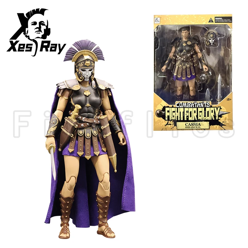 [Pre-Order] 1/12 XesRay Fight For Glory Action Figure Combatants Wave 6 Cassia Berenice Medocus het Thracische Anime-model voor cadeau