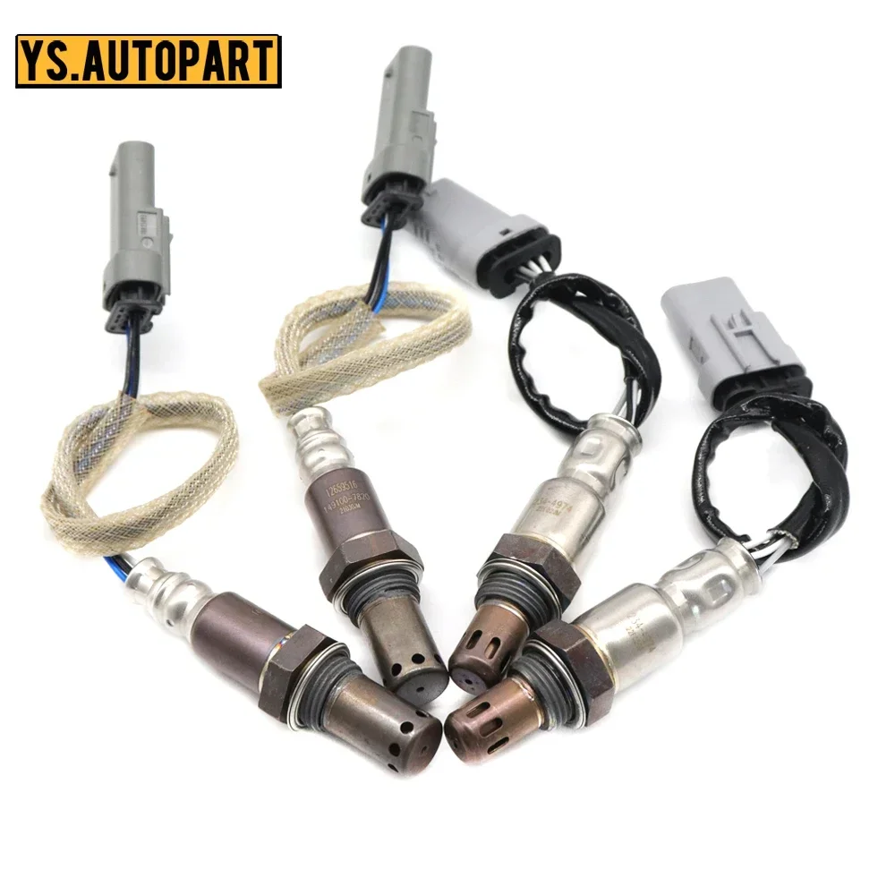 4pcs Up+Downstream Air Fuel Ratio Lambda O2 Oxygen Sensor For Cadillac Chevy Silverado Suburban GMC Sierra 234-4940 234-4974