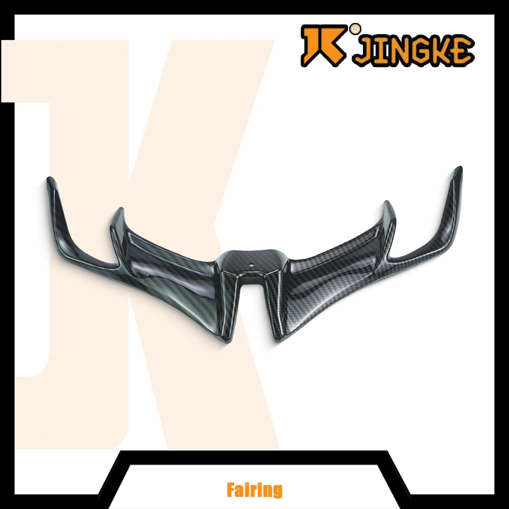 

For YAMAHA YZF R15 2017-2019 Front Fairing Aerodynamic Winglets Side Spoilers ABS Carbon Look Protection Motorcycle Accessories