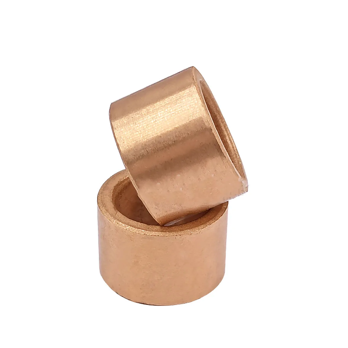 1Pc Powder Metallurgy Pure Copper Sleeves ID 16/18mm OD 22/25mm Height 15/18/20/22/25/28/30/32mm Self-Lubricating Bearings