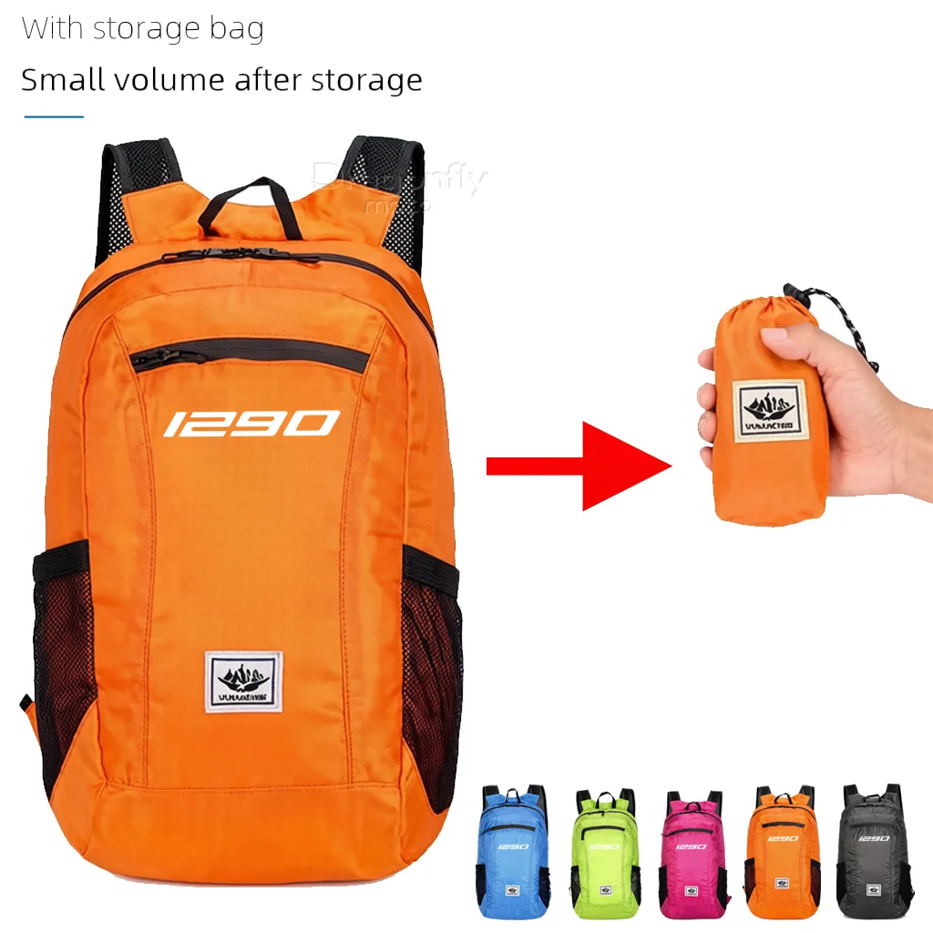 

Small Foldable Backpack Bag For KTM Adventure 790 990 1050 1090 1190 1290 Motorcycle 20L Mini Foldable Backpack Light Bag