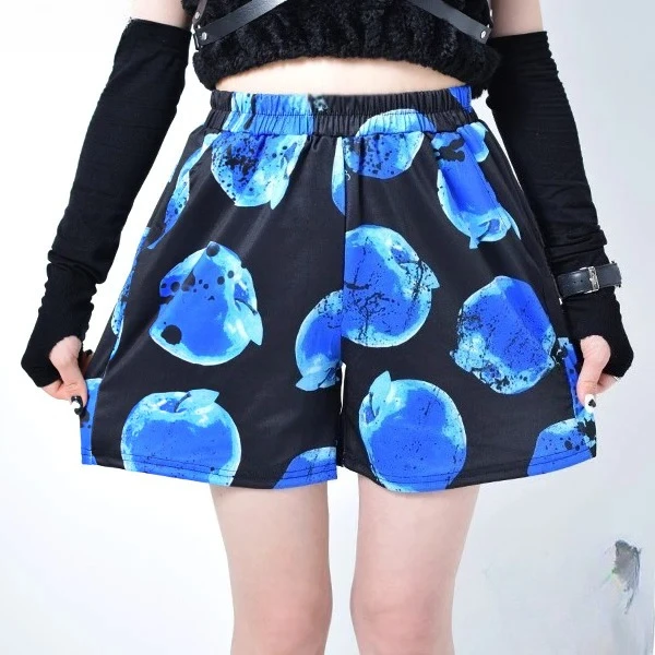 Adult and Children's Millennium Strawberry Sweet Cool Dark 3D Print Subculture Harajuku Style Y2K Shorts