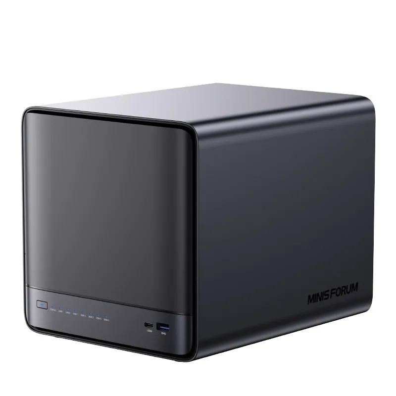 R7 255 Mini Host NAS Workstation AI PC 10 Gigabit Network Port Home Desktop