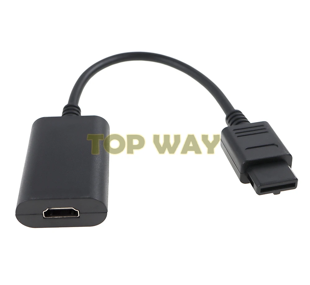 1 قطعة HDMI-متوافق HDTV محول مهائي كابلات لنينتندو 64 N64 SNES SFC NGC يقبل AV و SV S-video المدخلات 1080P الإخراج