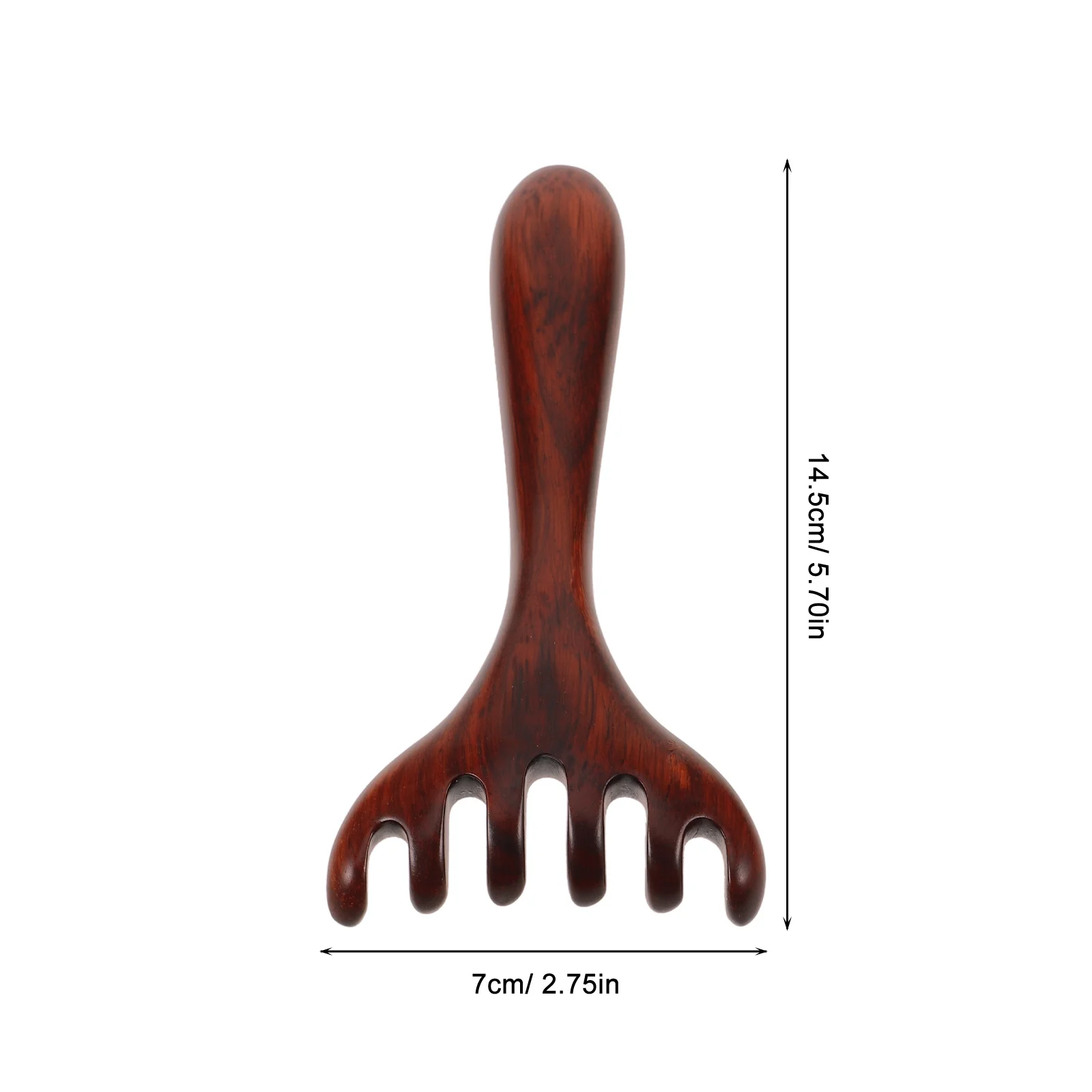 5 قطع من مشط تدليك الشعر المجوف وتصفيف الشعر وأدوات مريحة للقدم الصينية وأمشاط فروة الرأس #1