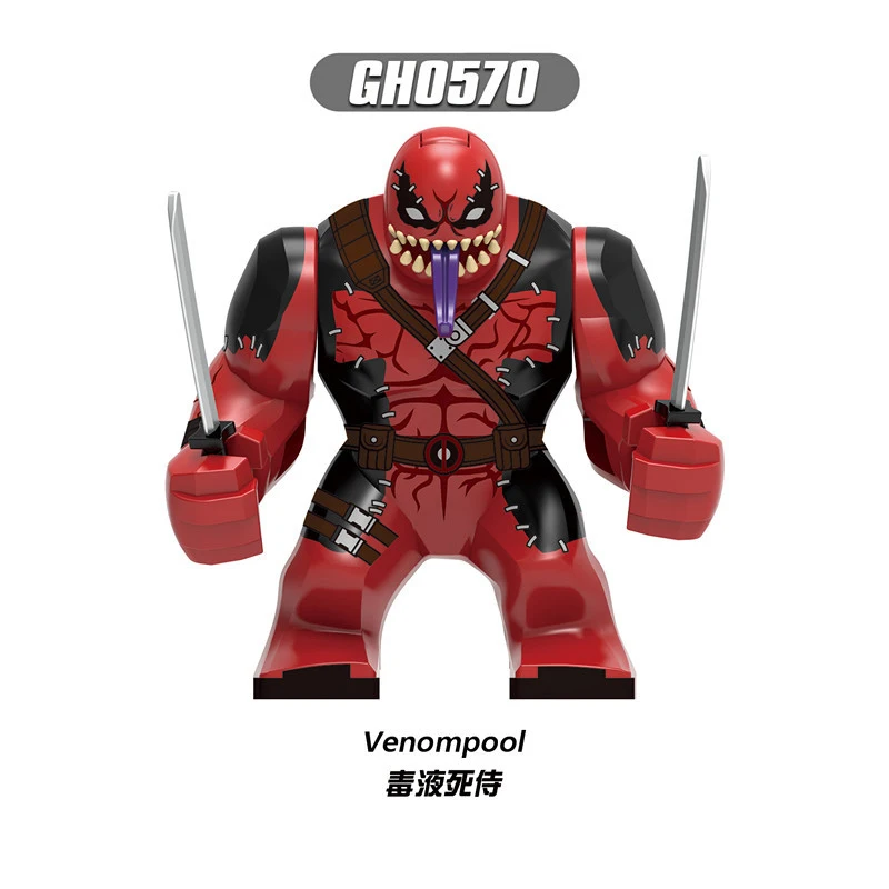 Legends Venom mit Pferd Camage K2214 Bausteine Mini-Actionfiguren Anti-Venom Bausteine Pädagogisches DIY-Spielzeug Geschenke