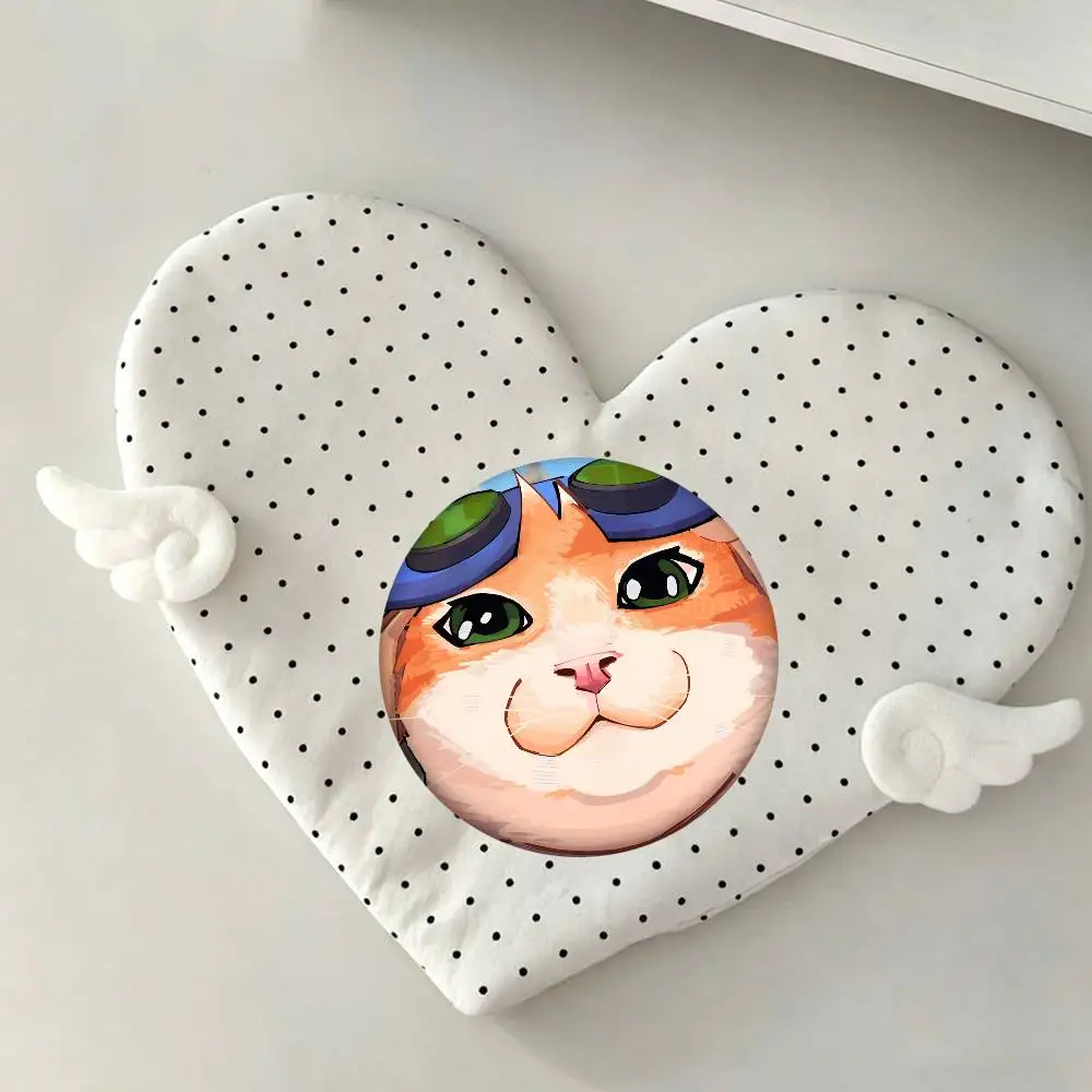 Overwatch J-Jetpack Katze Rundes Abzeichen Kreative Brosche Kleidung Rucksack Zubehör Anstecknadel – Detail 11