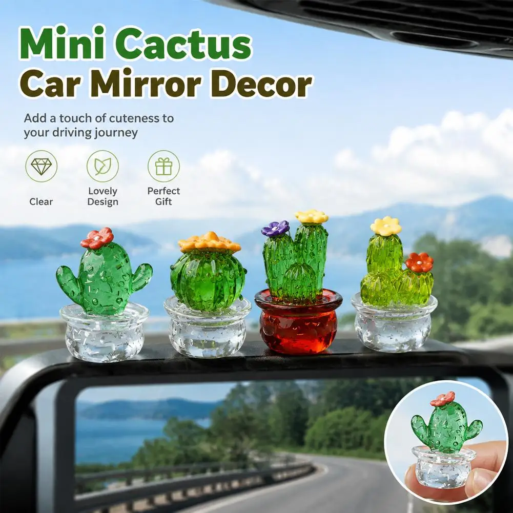 Cactus Ornaments Decoration Mini Bonsai Cute Mini Desktop Craft Creative Home Decoration Gift Decor Room Decor