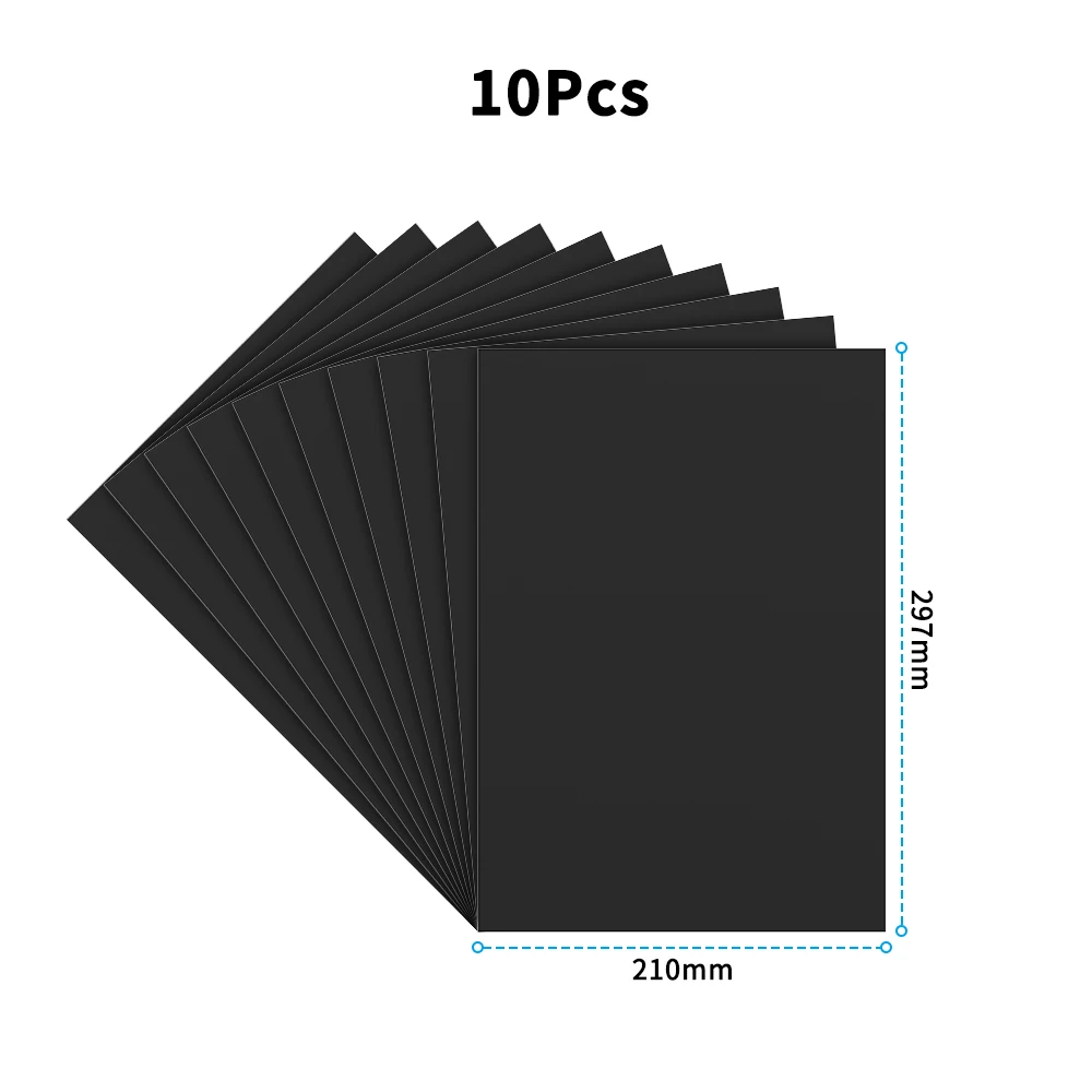 10PCS A4 Drawing Paper Kit For Laser Engraving Machine DIY Laser Engraver Rainbow Color Draw Art Paper Card Painting Paper