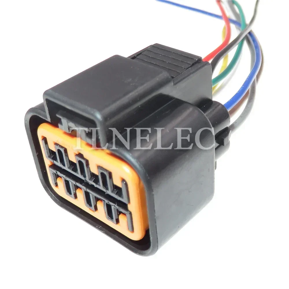 8 Pin Way Car Waterproof Connector with Wires Auto Headlight Wiring Terminal Sockets PB625-08027 PB621-08020