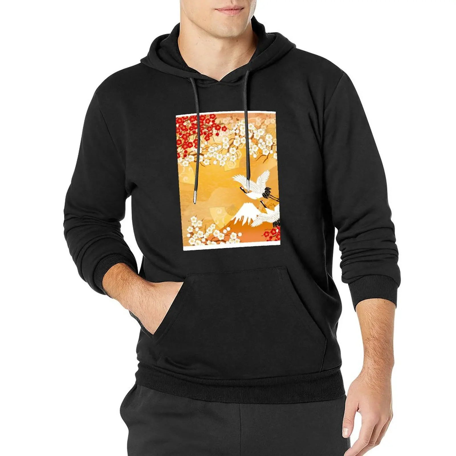 Beautiful kimono of Japan Pullover Hoodie clothes for men hoodie graphic